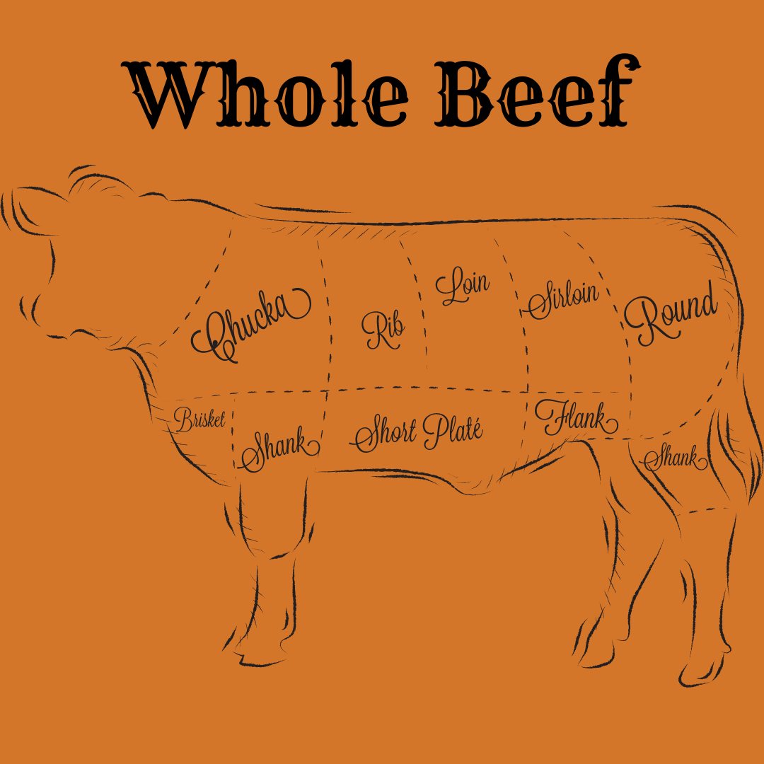 Whole Grain Finished Beef (600 lbs.)